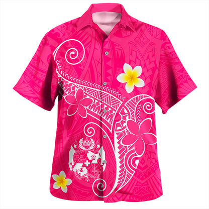 Tonga Hawaiian Shirt Polynesia Floral Tribal Ver.1