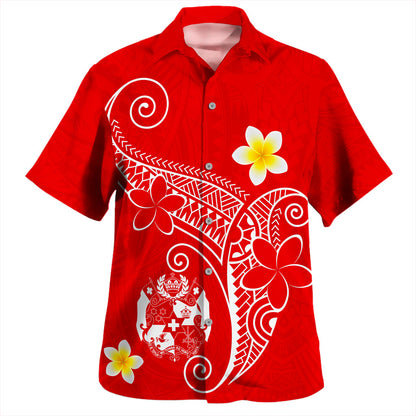 Tonga Hawaiian Shirt Polynesia Floral Tribal Ver.1