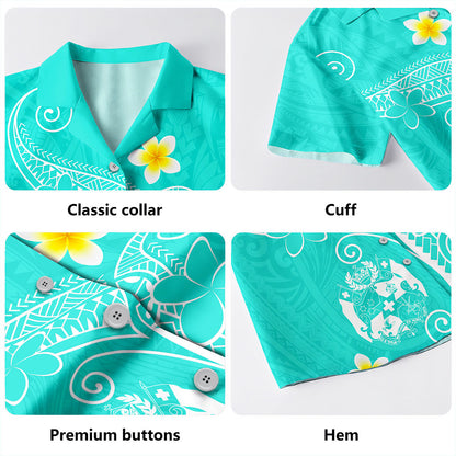 Tonga Hawaiian Shirt Polynesia Floral Tribal Ver.1