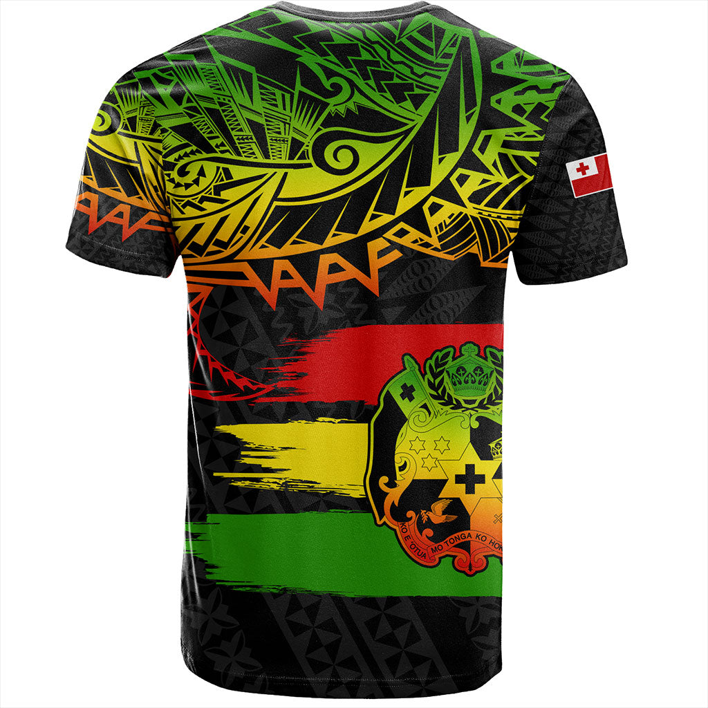 Tonga T-Shirt Tribal Polynesian Grunge Reggae