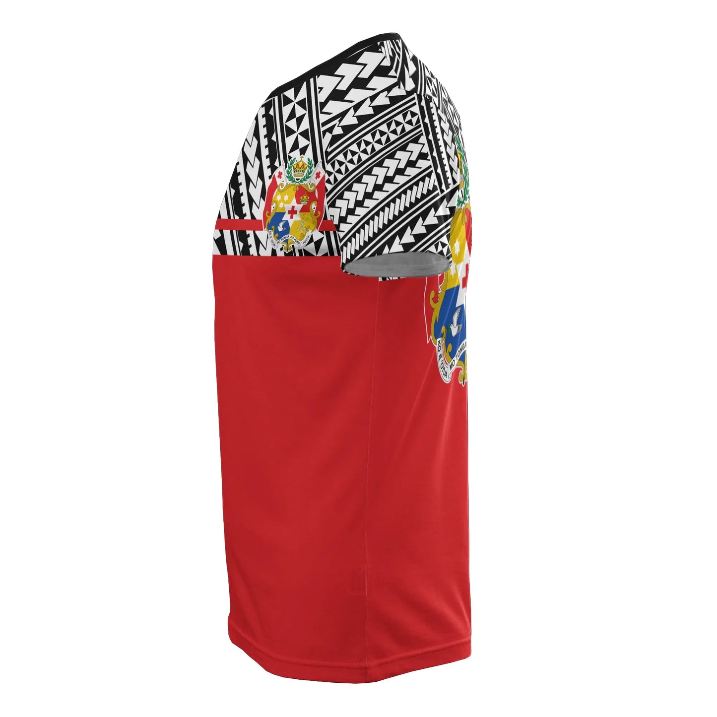 Tonga All Over T-Shirt - Tonga Coat Of Arms Polynesian Horizontal Style