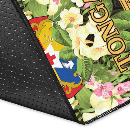 Tonga Area Rug - Polynesian Gold Patterns Collection