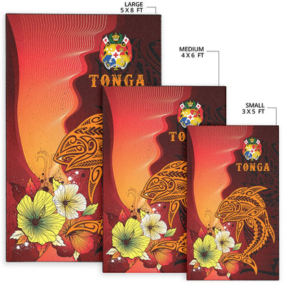 Tonga Area Rugs - Tribal Tuna Fish