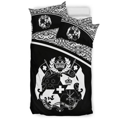 Tonga Duvet Cover Set - Black Curve Style