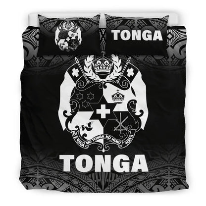 Tonga Duvet Cover Set - Black Fog Style