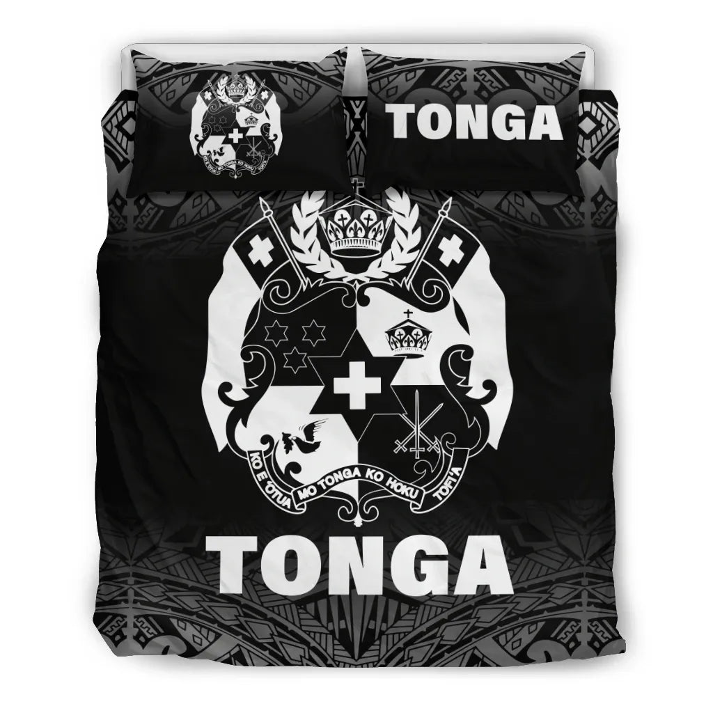 Tonga Duvet Cover Set - Black Fog Style