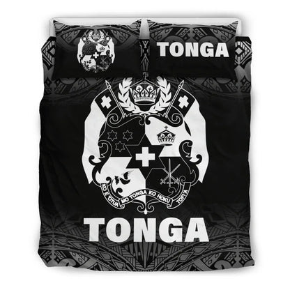 Tonga Duvet Cover Set - Black Fog Style