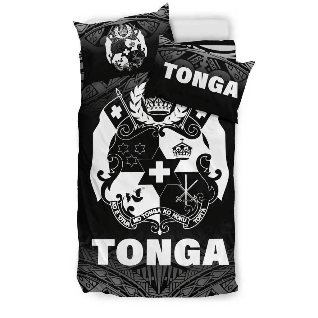 Tonga Duvet Cover Set - Black Fog Style