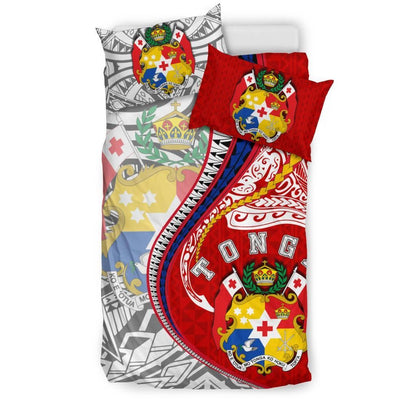 Polynesian Bedding Set - Tonga Duvet Cover Set Kanaloa Tatau Gen To