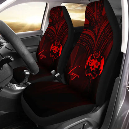 Tonga Car Seat Cover - Red Color Cross Style