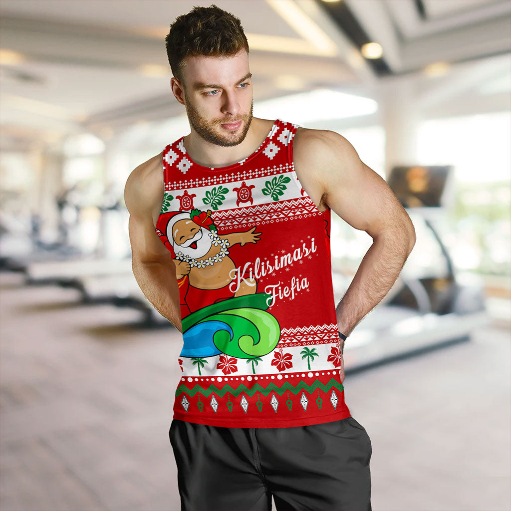 Tonga Tank Top Santa Claus Ho Ho Ho Christmas