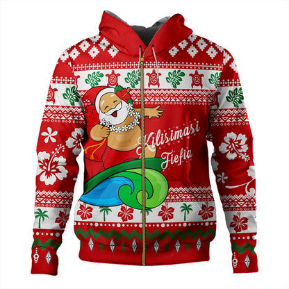 Tonga Hoodie Santa Claus Ho Ho Ho Christmas