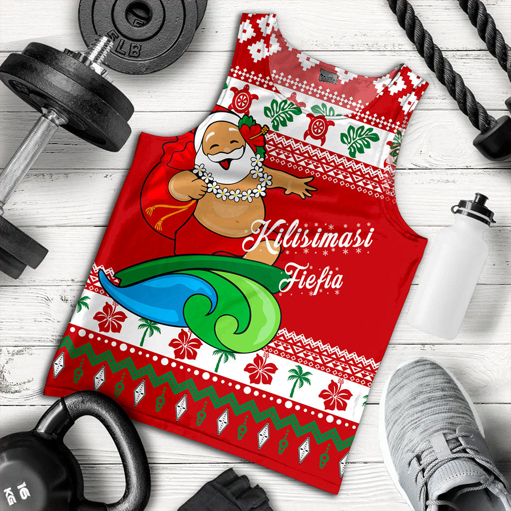 Tonga Tank Top Santa Claus Ho Ho Ho Christmas