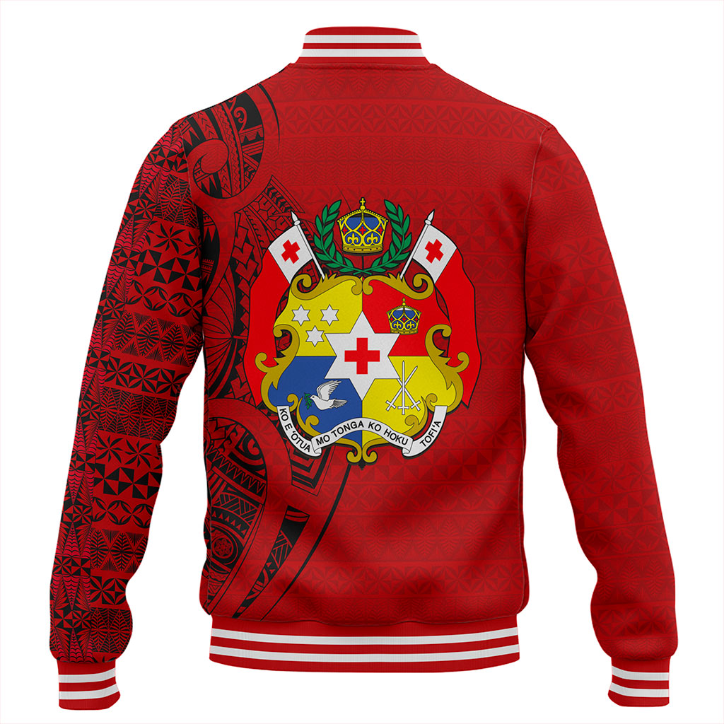 Tonga Baseball Jacket Flag Pattern Circle Style