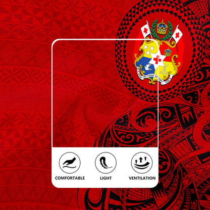 Tonga Rugby Jersey Flag Pattern Circle Style