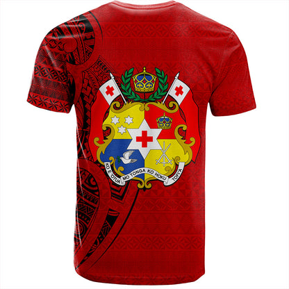 Tonga T-Shirt Coat Of Arms Tribal Polynesian