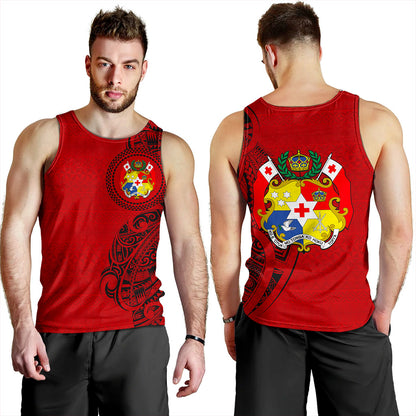 Tonga Tank Top Coat Of Arms Tribal Polynesian
