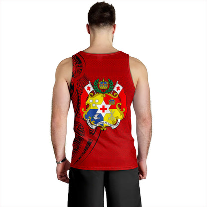 Tonga Tank Top Coat Of Arms Tribal Polynesian