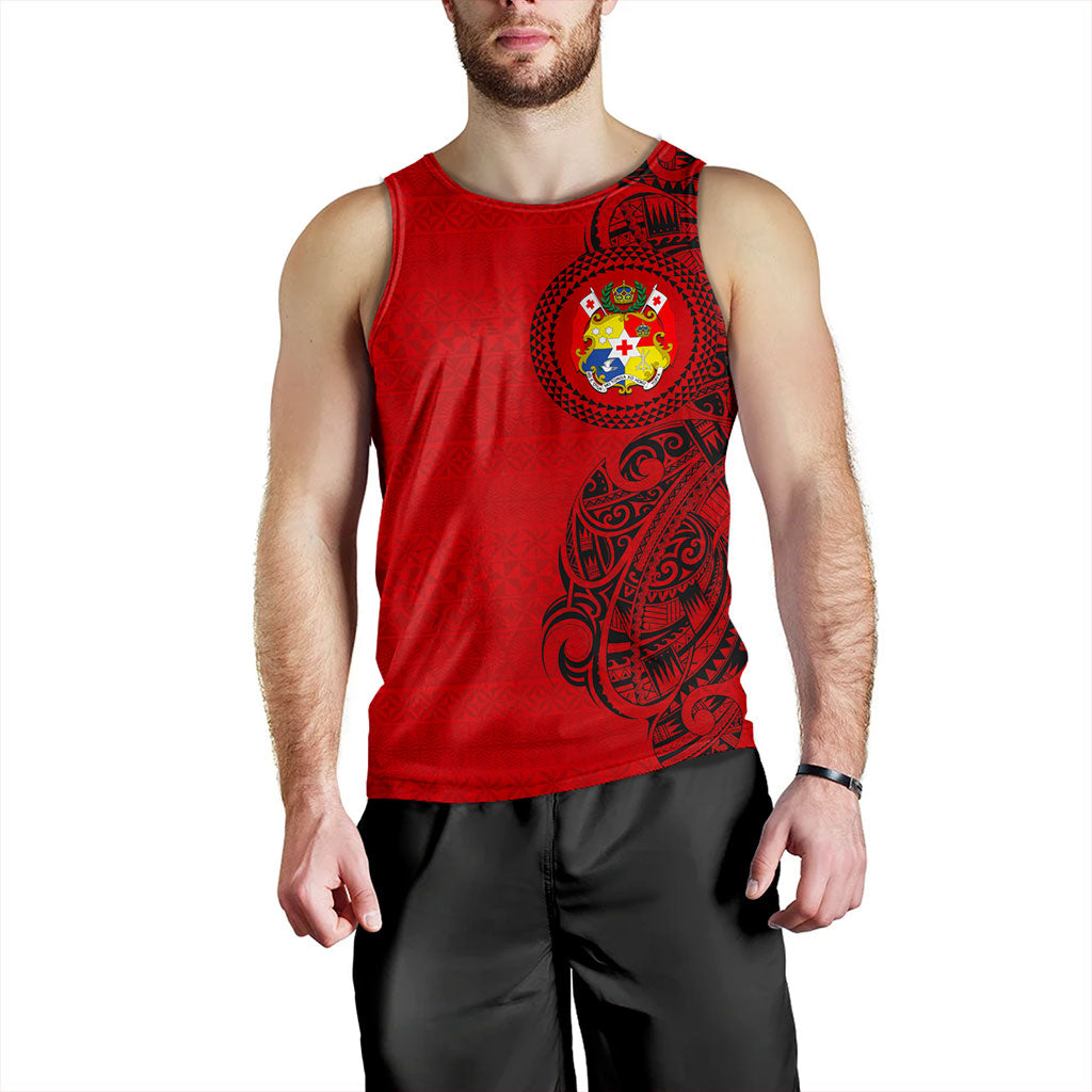 Tonga Tank Top Coat Of Arms Tribal Polynesian