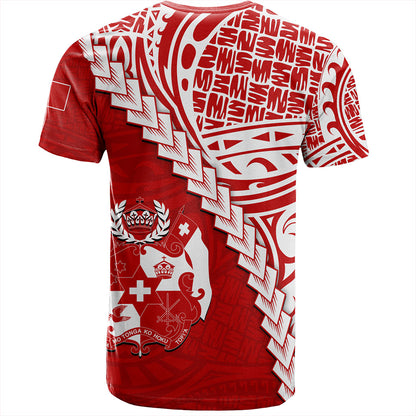 Tonga T-Shirt Lauhala Tribal Coat Of Arms