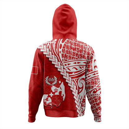 Tonga Hoodie Lauhala Tribal Coat Of Arms