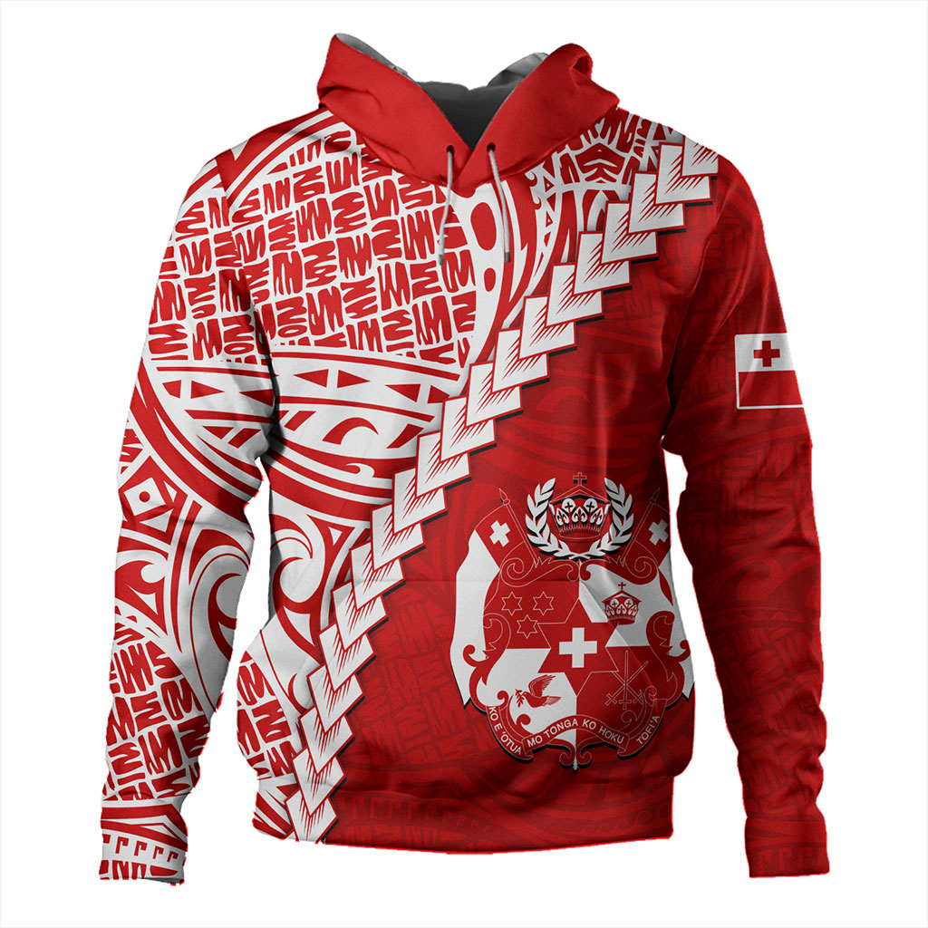 Tonga Hoodie Lauhala Tribal Coat Of Arms