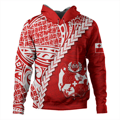 Tonga Hoodie Lauhala Tribal Coat Of Arms