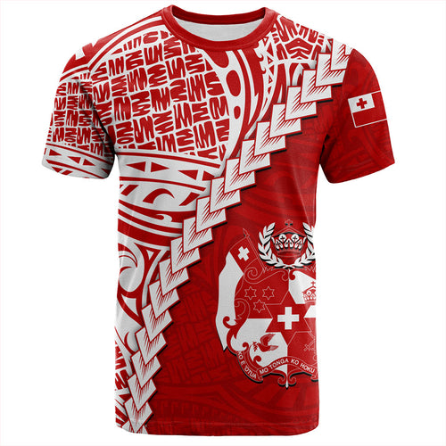 Tonga T-Shirt Lauhala Tribal Coat Of Arms