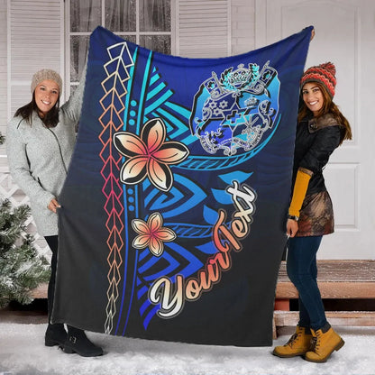 Tonga Custom Personalised Premium Blanket - Vintage Tribal Mountain