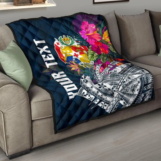 Tonga Custom Personalised Premium Quilt - Summer Vibes