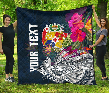 Tonga Custom Personalised Premium Quilt - Summer Vibes