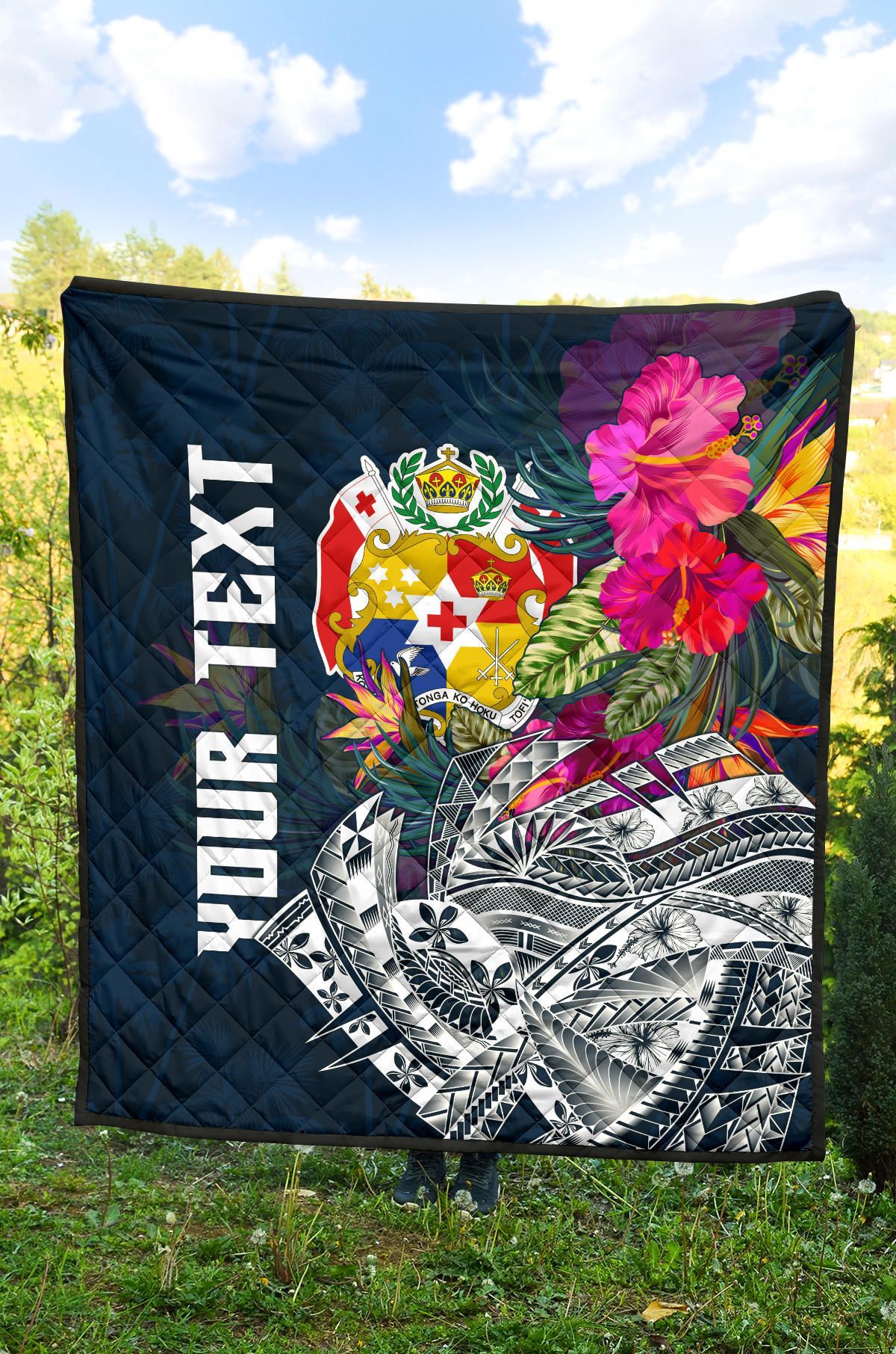 Tonga Custom Personalised Premium Quilt - Summer Vibes