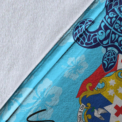 Tonga Custom Personalised Premium Blanket - Tropical Style