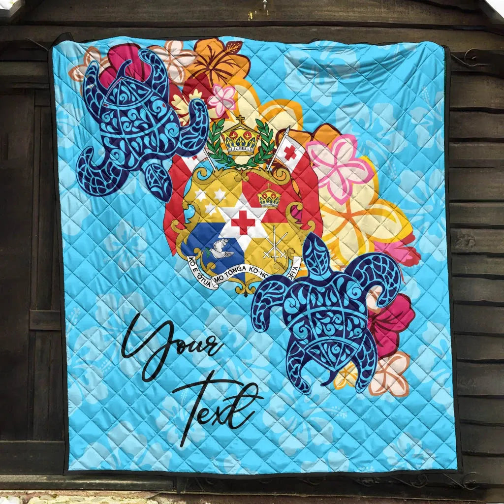 Tonga Custom Personalised Premium Quilt - Tropical Style