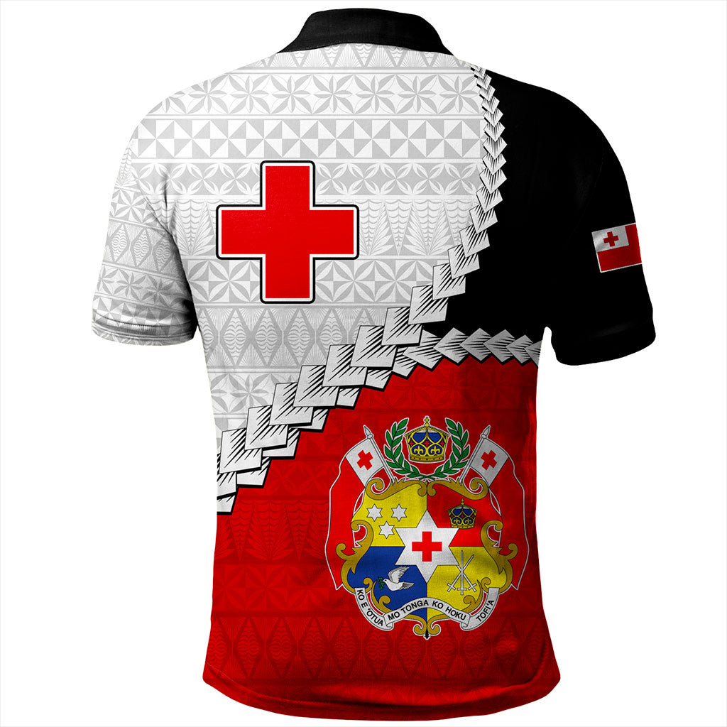 Tonga Polo Shirt Design Flag With Ngatu Pattern