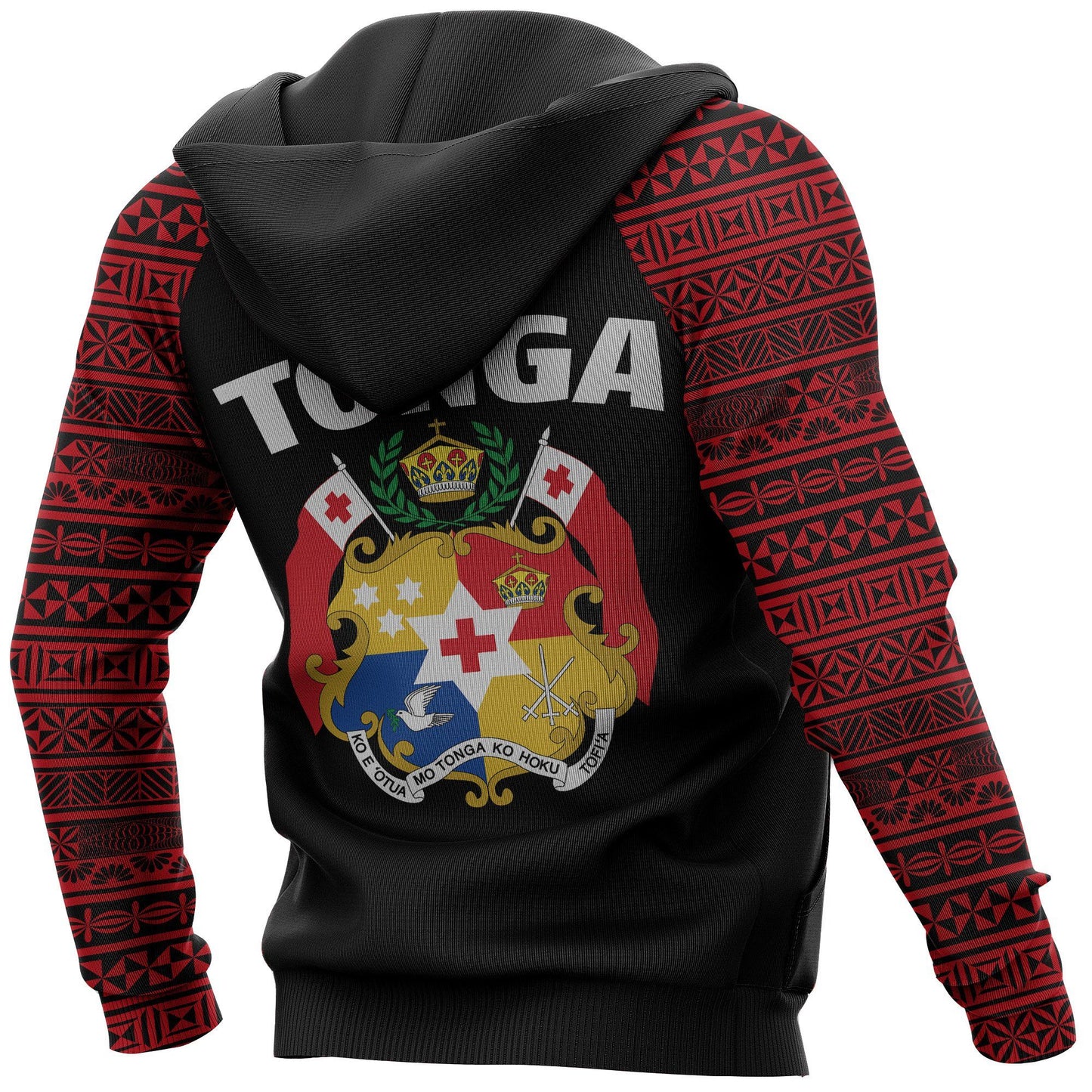 Tonga All Over Hoodie - Tonga Flag Special Version
