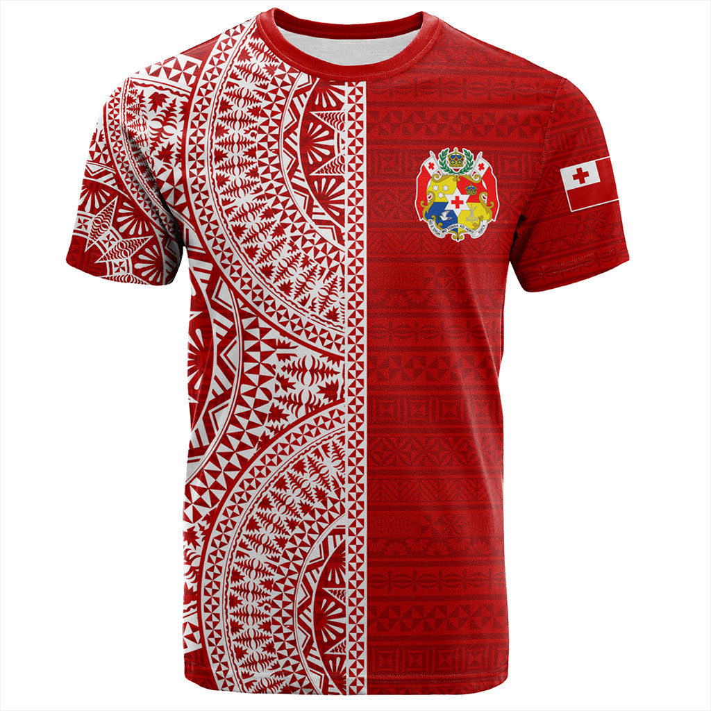 Tonga T-Shirt Ngatu Traditional Half Concept