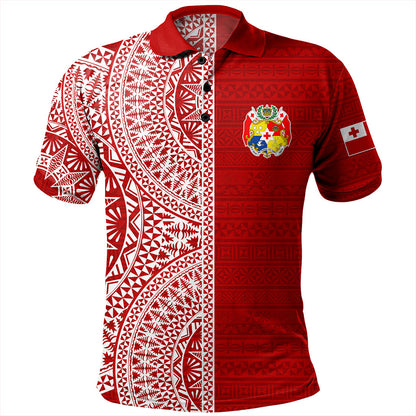 Tonga Polo Shirt Ngatu Traditional Half Concept