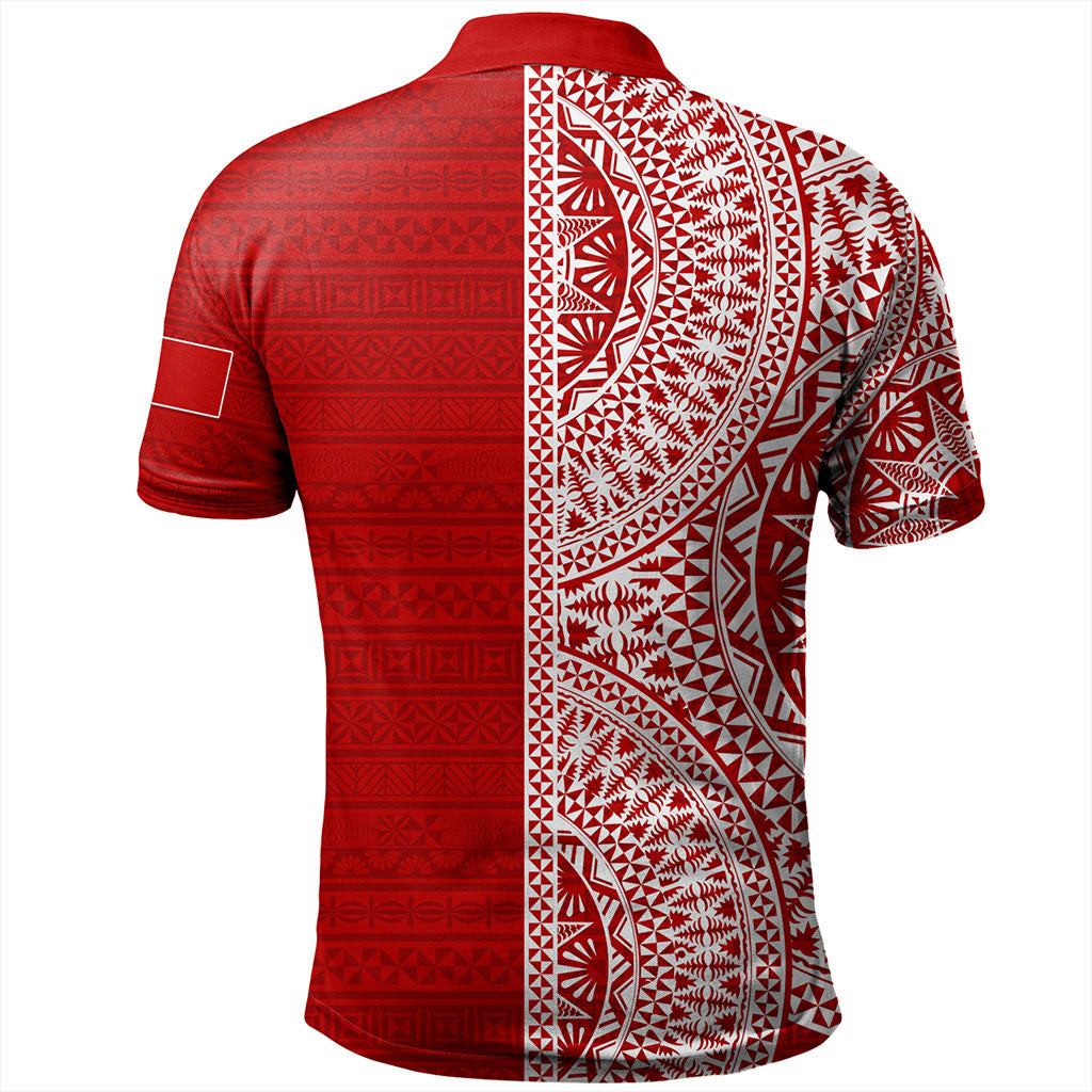 Tonga Polo Shirt Ngatu Traditional Half Concept