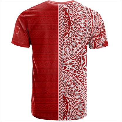 Tonga T-Shirt Ngatu Traditional Half Concept