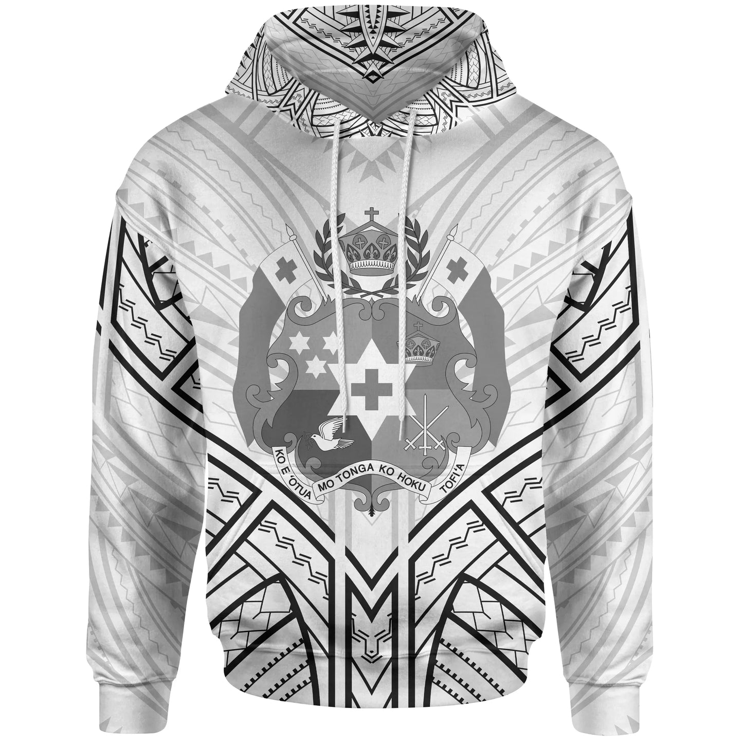 Tonga Hoodie - Tonga Seal Tribal Patterns