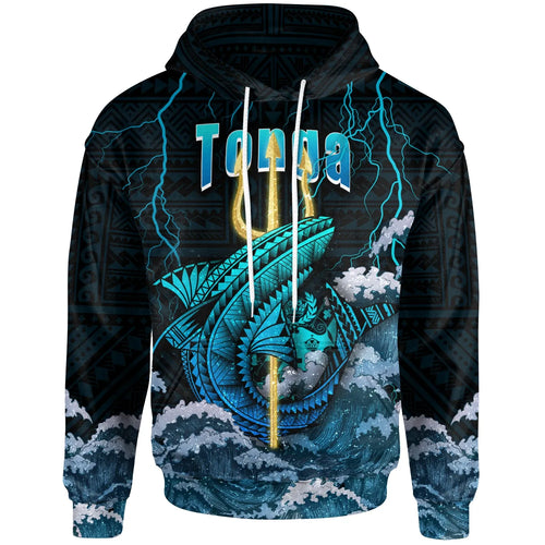 Tonga Hoodie - Trident Thunder Shark