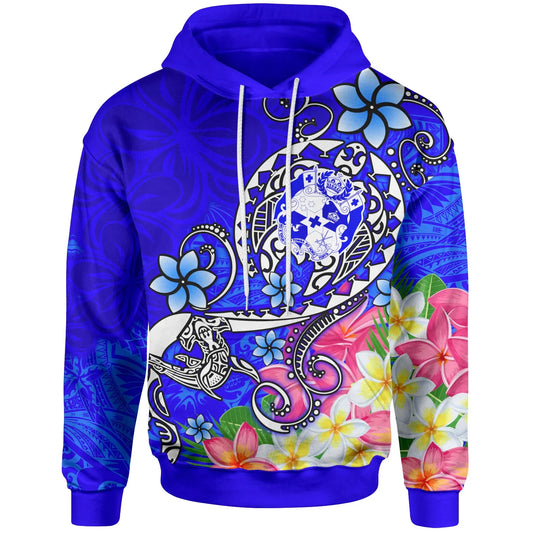 Tonga Hoodie - Turtle Plumeria (COLOR)