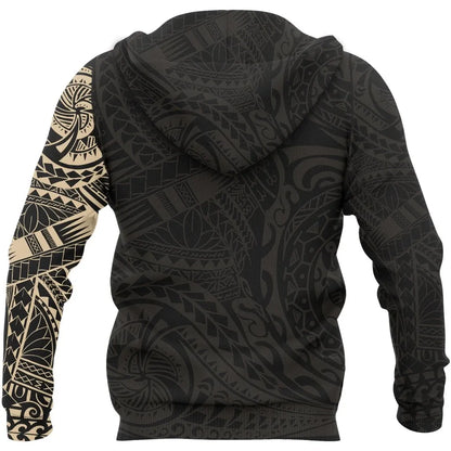Tonga Hoodie - Tonga Coat Of Arms Polynesian Tattoo Style New Update