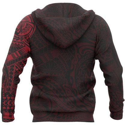 Tonga Hoodie - Tonga Coat Of Arms Polynesian Tattoo Style New Update
