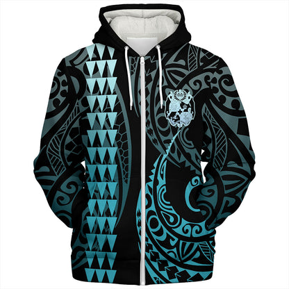 Tonga Sherpa Hoodie Kakau Style Ver.1