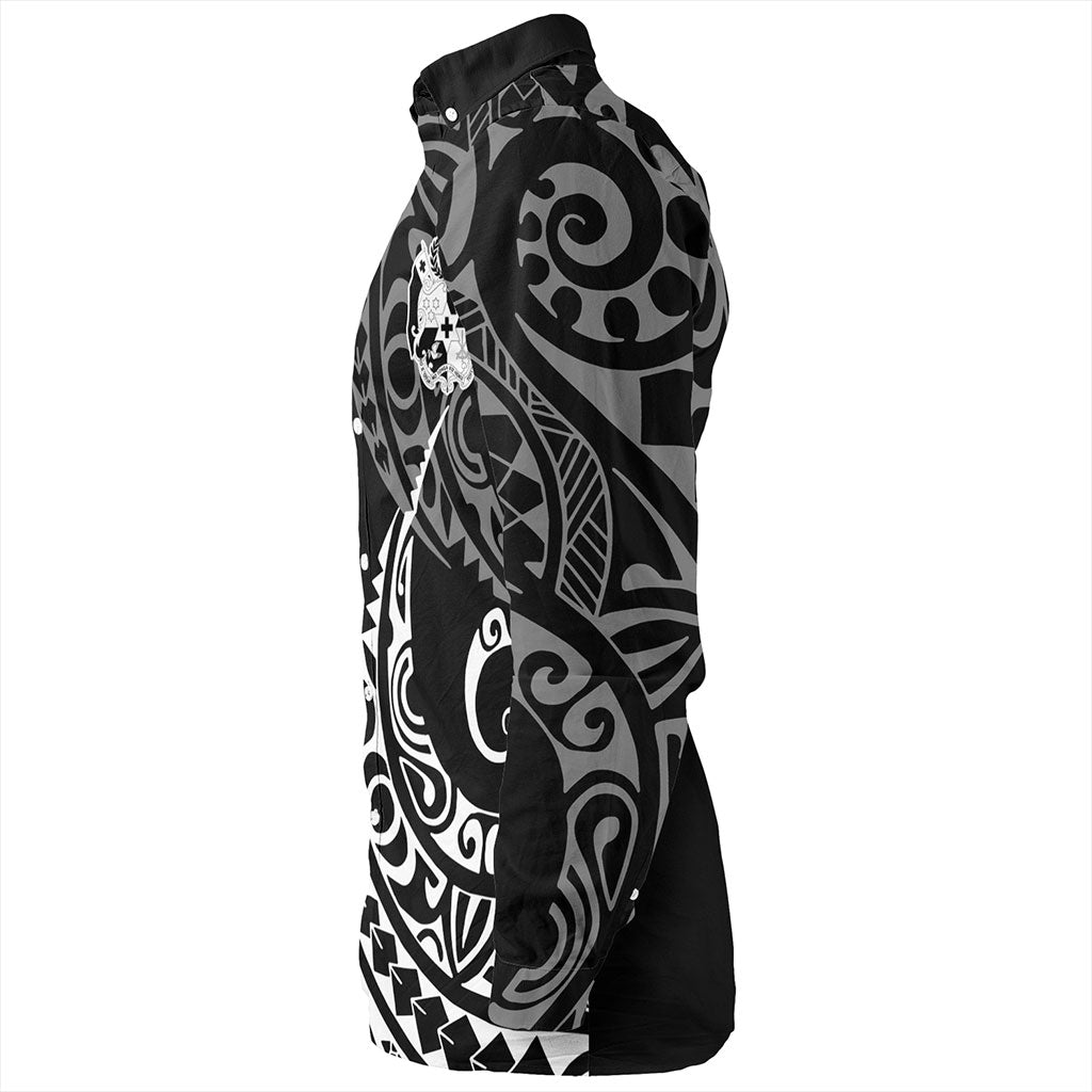 Tonga Long Sleeve Shirt Kakau Style Ver.1