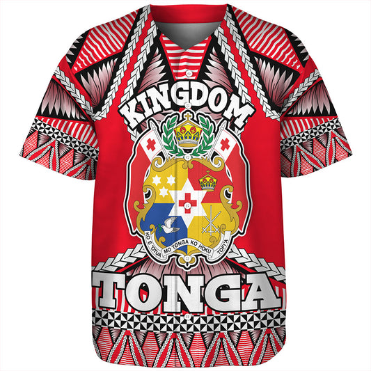 Tonga Baseball Shirt Kingdom Ngatu Sport Style