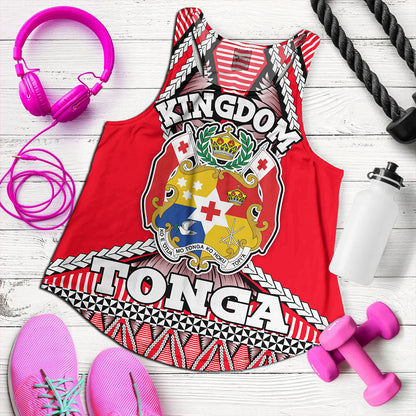 Tonga Women Tank Kingdom Ngatu Sport Style