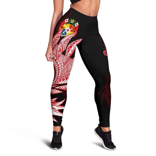Tonga Legging - Wings Style Red